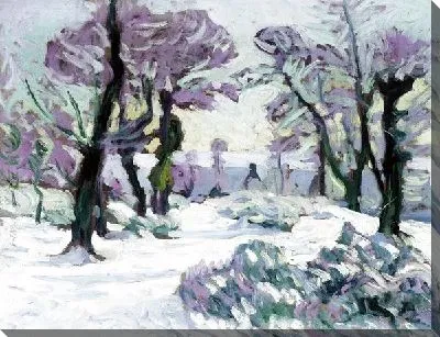 Картина Снежный пейзаж