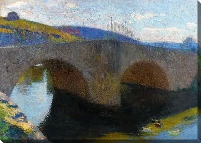 Картина Пейзаж с мостом №10