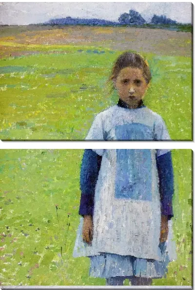 Картина Девушка в поле