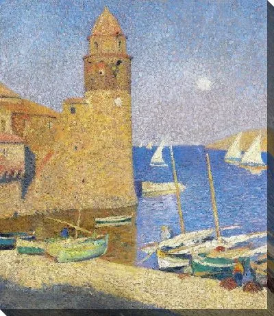 Картина Башня освещенная луной