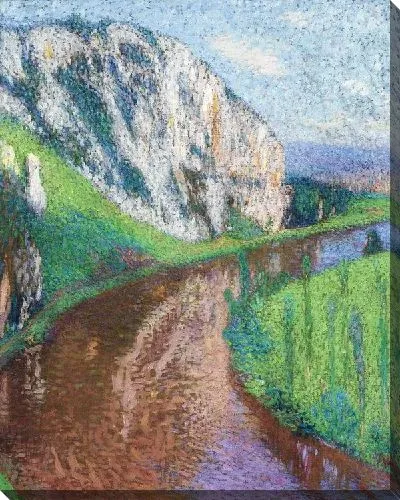 Картина Река в горах