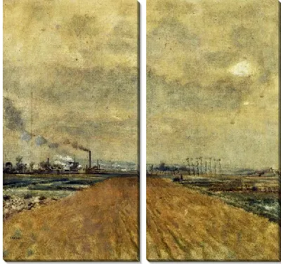 Поле осенью