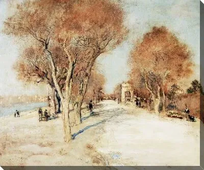 Картина Берег реки №17