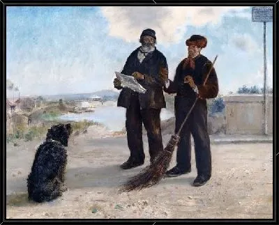 Чтение газеты