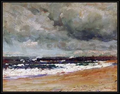 Штормовые облака над морем