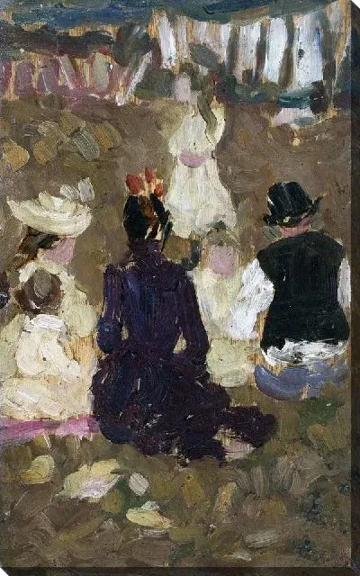 Картина Семья в парке