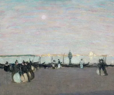 Картина Вечерняя прогулка