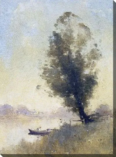 Картина Дерево у реки