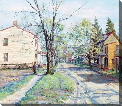 Картина Улица весной