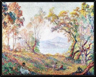 Молодая девушка в лесу