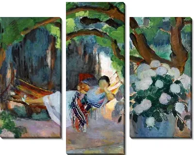 Женщина в гамаке