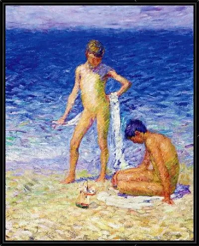 Картина Дети на пляже