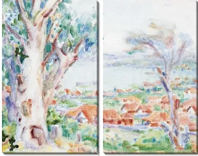 Город на берегу залива