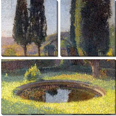 Фонтан в саду