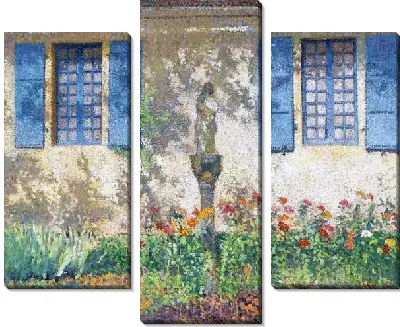 Окна выходящие в сад