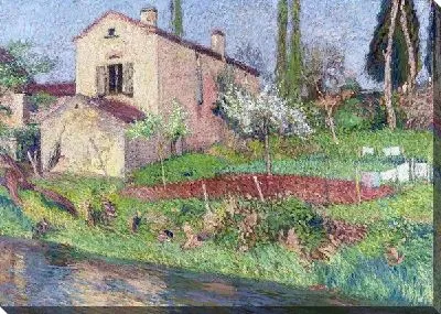 Картина Дом Марии-Луизы весной