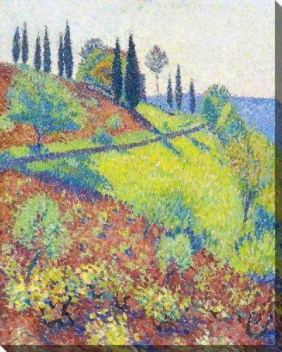 Картина Вид из студии художника на холмы