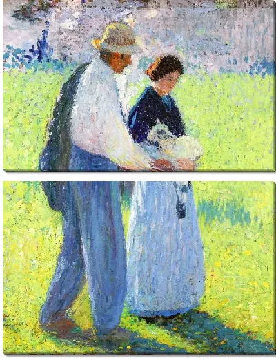 Картина Пара с ягненком