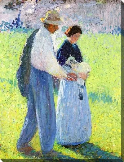 Картина Пара с ягненком