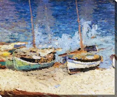 Картина Лодки на берегу №6