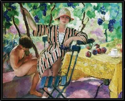 Картина Летний сад