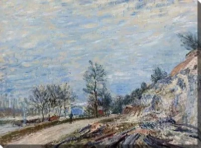 Картина маслом По дороге в Морэт