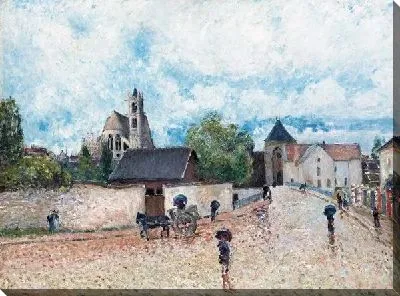 Картина маслом Улочка №11