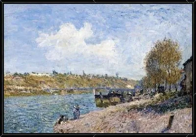 Картина На берегу реки