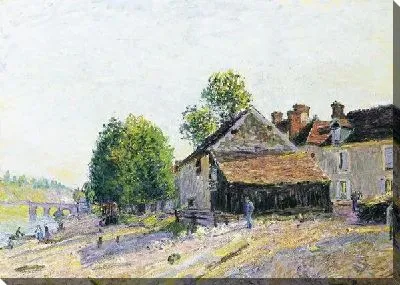 Картина маслом Деревенский пейзаж №7