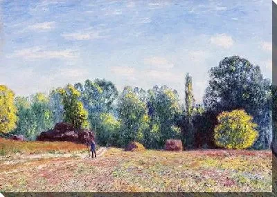 Картина маслом Возле леса