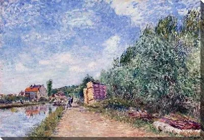 Картина маслом Канал во Франции №3