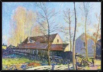 Картина Мельницы в Морэт