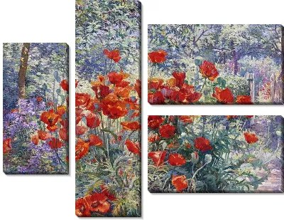 Картина Маки в саду
