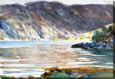 Озеро у гор