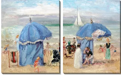 Пляж во Франции