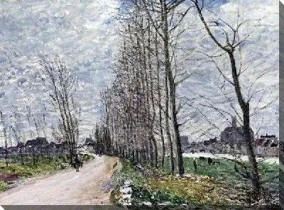 Картина маслом Аллея во Франции