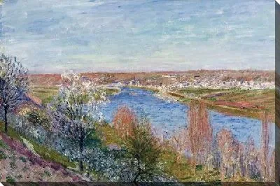 Картина маслом Речной пейзаж №18