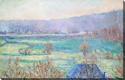 Картина Пейзаж с голубым домом