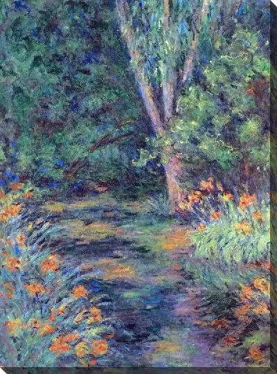 Картина Цветы в саду