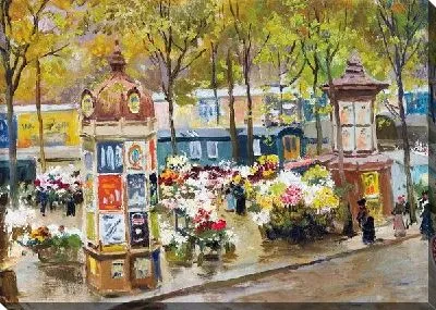 Бульвар в Париже