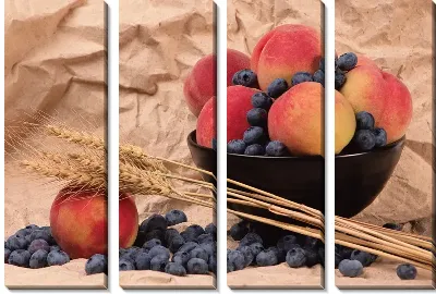 Модульная картина Персики №5