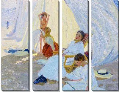 Картина На пляже №8