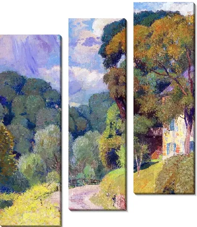 Картина Дом у дороги