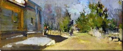 Картина Деревенский дом