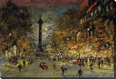 Картина Парижская улица