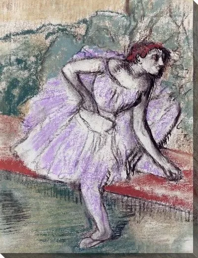Картина Танцовщица в фиолетовом платье