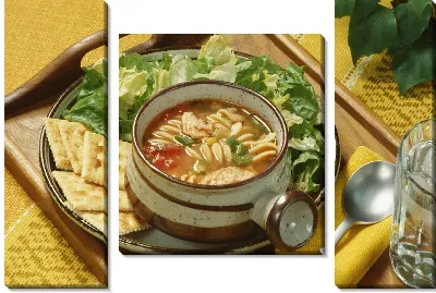 Модульная картина Суп №6
