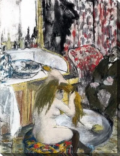 Картина Женщина принимает ванну