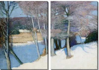 Картина Зимний лес №5