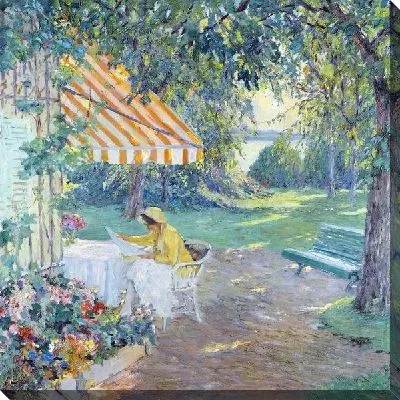 Картина Женщина в беседке